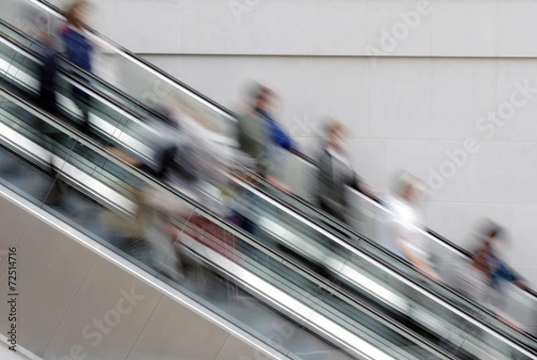 Obraz People on escalator