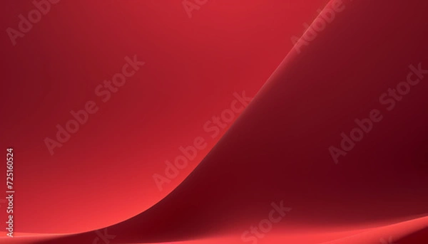 Obraz RED ABSTRACT BACKGROUND, Curve wallpaper luxury,s atin silk background. Vector