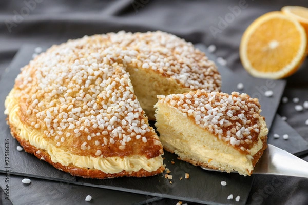 Fototapeta plasterek tarty tropezienne 4