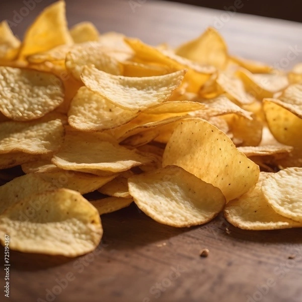 Fototapeta Potato Chip Background Very Cool