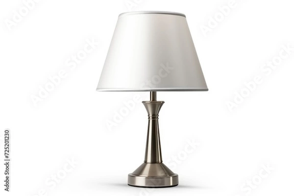 Fototapeta Table lamp isolated on white background