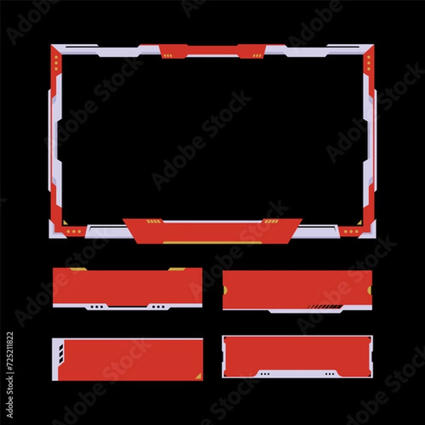 Obraz Twitch Facecam Screen Overlays 05