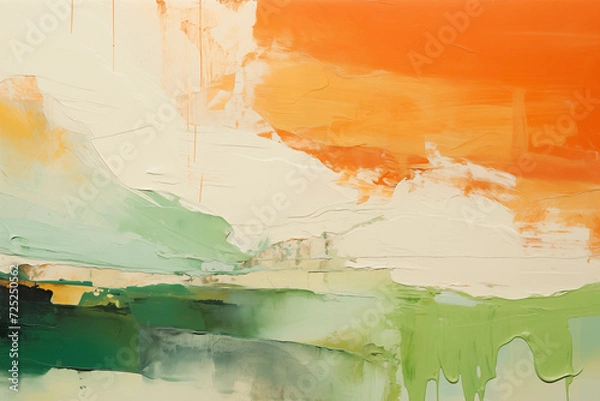 Obraz ラフな筆跡を残したペイント