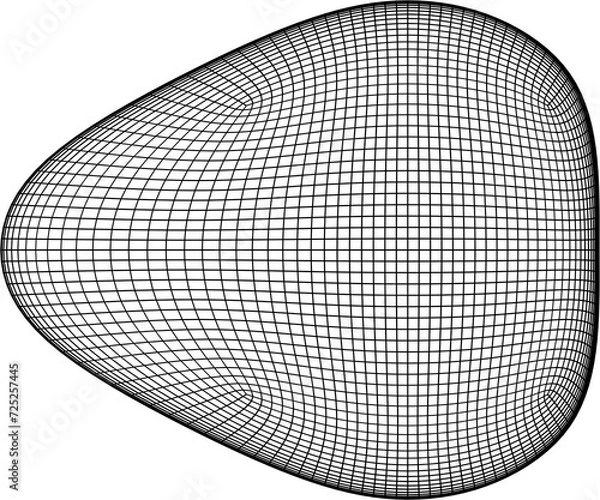 Fototapeta Abstract Geometry Wireframe Grid Illustration