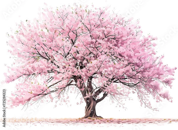 Obraz 水彩桜の花