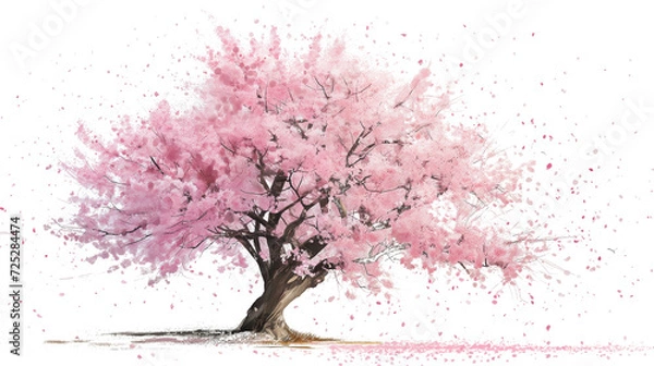 Obraz 水彩桜の花