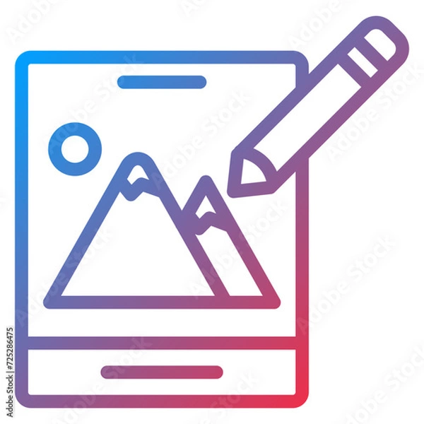 Obraz Drawing Icon Style