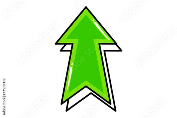 Fototapeta Arrow Highlight Note Sticker Design