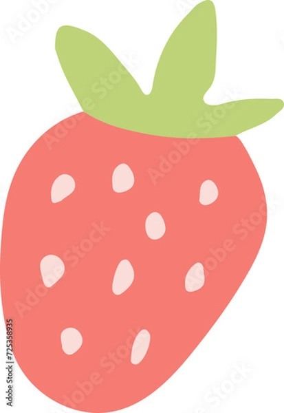 Fototapeta Cute Strawberry