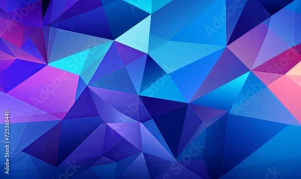 Fototapeta a purple and blue background with lines and triangles, in the style of colorful