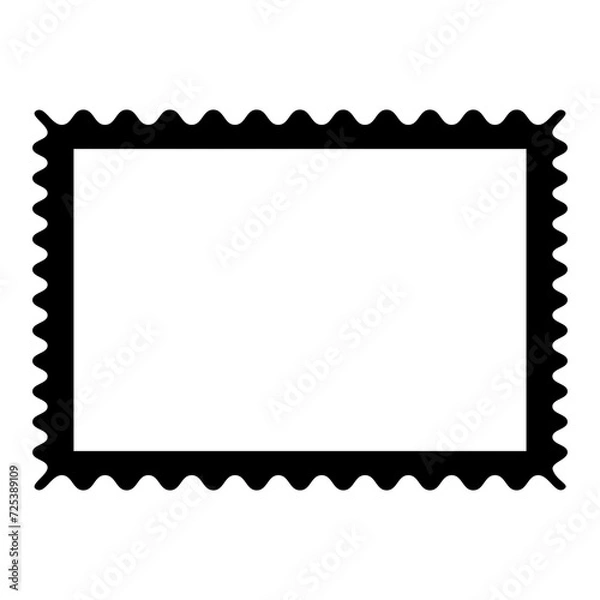 Fototapeta Picture frame icon vector. Frame illustration sign. Photo symbol or logo.