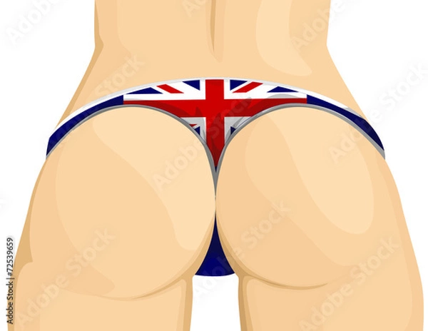 Obraz UK flag thong