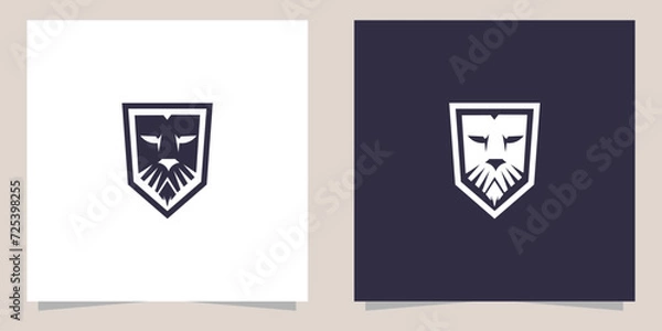 Obraz lion logo design vector