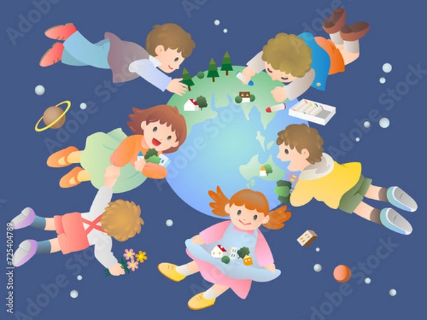 Obraz 未来の星をつくる子供たち