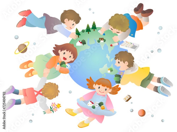 Obraz 未来の星をつくる子供たち