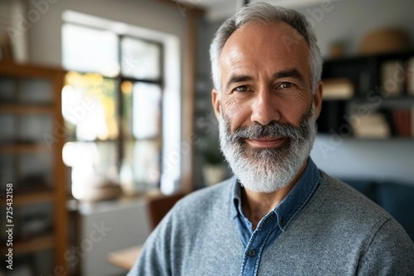 Fototapeta a man with a beard