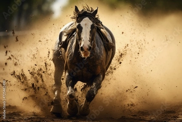 Fototapeta rodeo horse