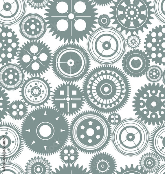 Obraz Seamless gear background