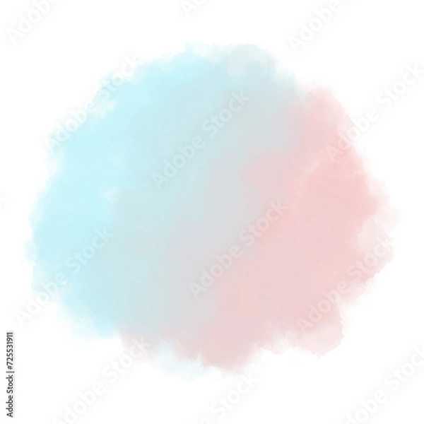 Obraz round watercolor background for decoration  