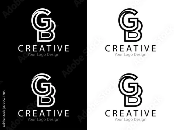 Obraz GB logo desugn 