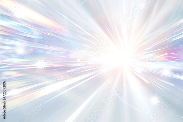 Fototapeta プリズムライトの背景素材、オーバーレイ、フレア、テクスチャ