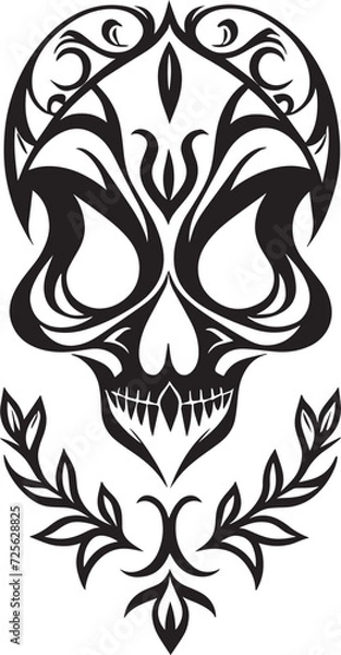 Fototapeta The mask tattoo designs vector