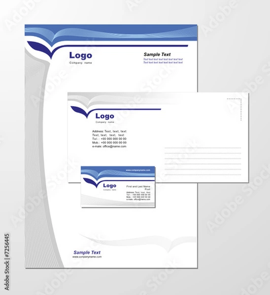 Obraz Corporate Identity Template Vector 3
