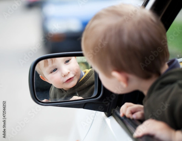 Obraz outside mirror,