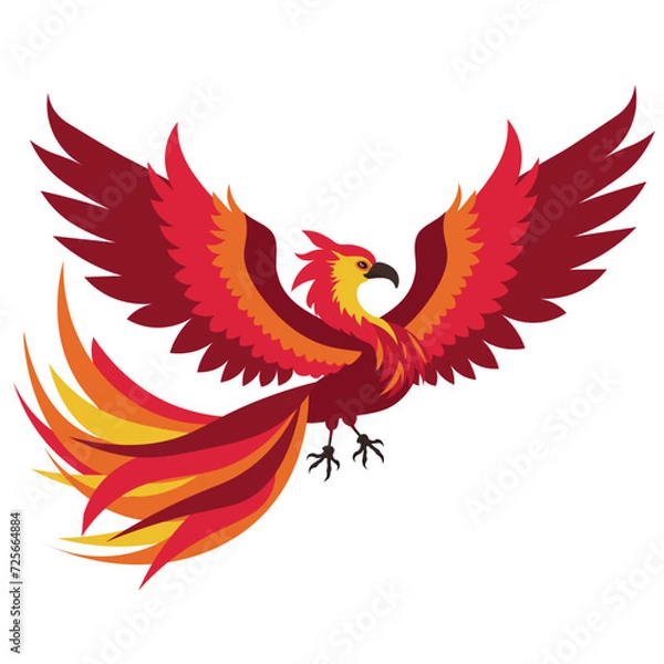 Obraz Phoenix. The magic bird. Vector illustration