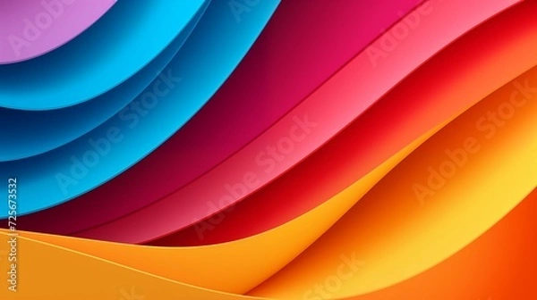 Fototapeta colorful paper texture overlap layer background