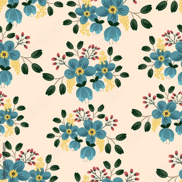 Obraz Blue flowers