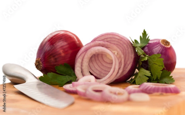 Obraz Onion and parsley