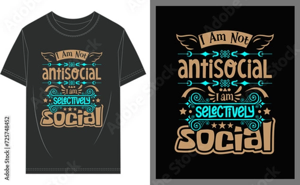 Fototapeta Aesthetic inspirational, emotional, motivational quotes, slogan, vector, custom, lettering, typography design template for print, t-shirt, shirt, tee, sticker, mug, bag, sweatshirt, background, poster