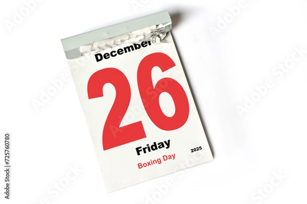 Obraz 26 .  December 2025 Boxing Day