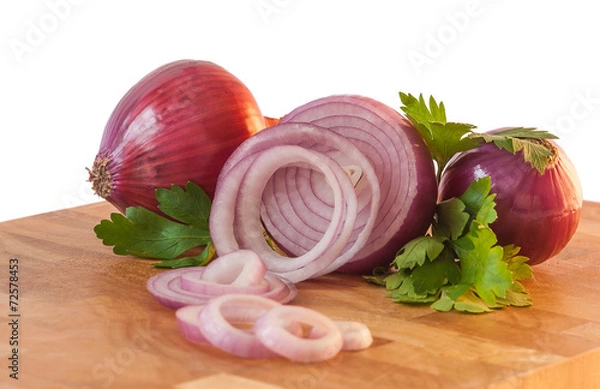 Obraz Onion and parsley
