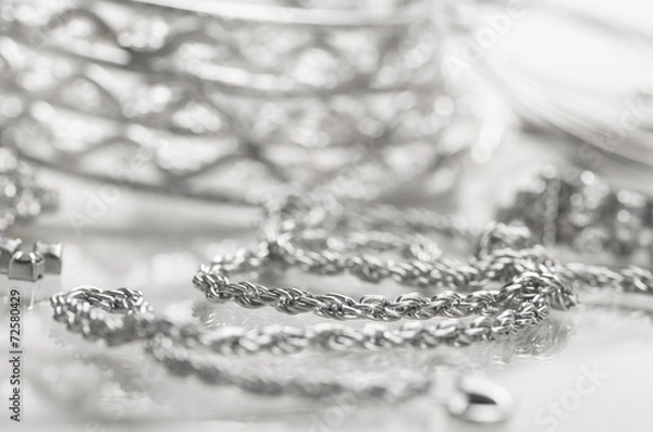 Obraz Silver jewelry