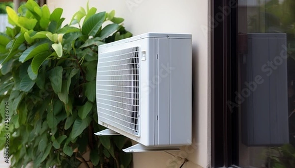Fototapeta Heat pumps. the most effective solution for energy-efficient climate control systems