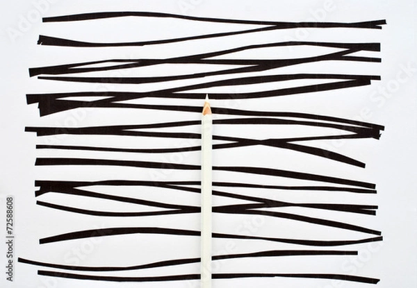 Fototapeta pencil on paper background