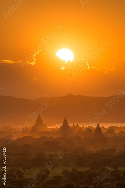 Fototapeta temples in Bagan, Myanmar