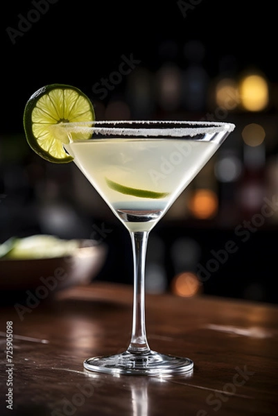 Fototapeta Kamikaze cocktail, combined with vodka and lime juice