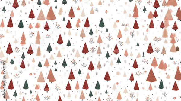 Fototapeta Christmas tree pattern