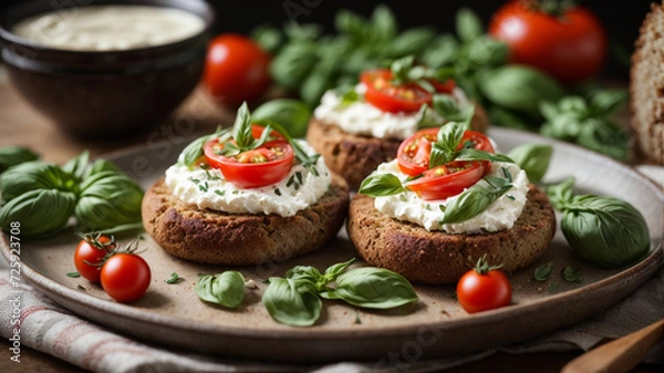 Obraz bruschetta with tomato