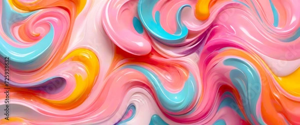 Obraz Abstract colorful light background