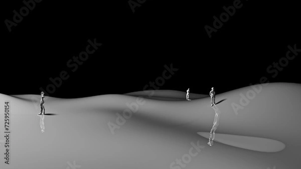 Obraz hook on black background