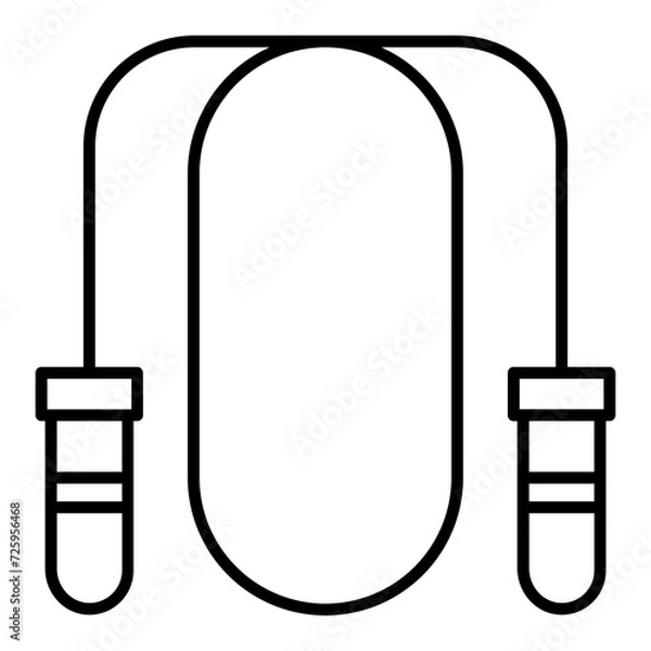 Fototapeta Jumping Rope Icon