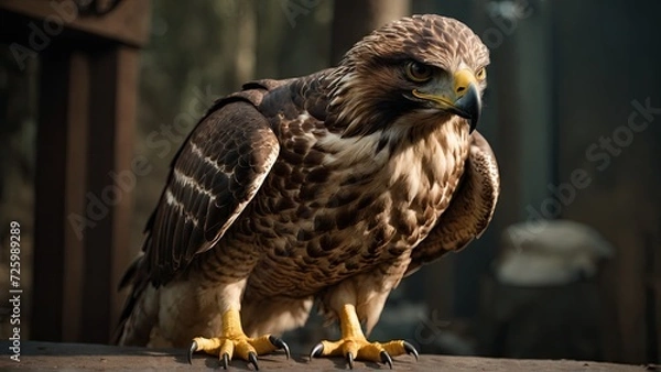 Obraz Majestic Eagle with an Intense Gaze