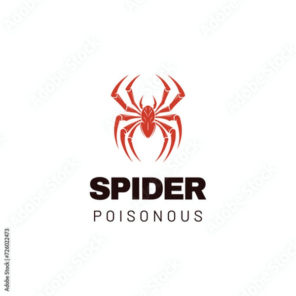 Obraz spider logo vector