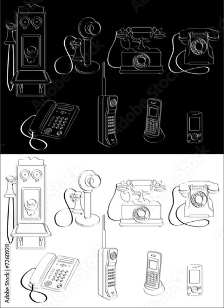 Obraz Phone evolution complete set