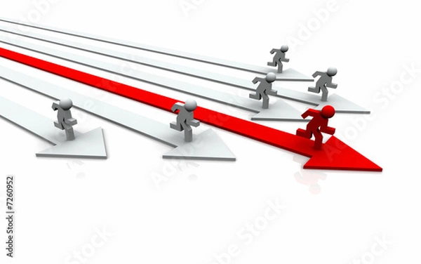 Obraz Symboliczna konkurencja