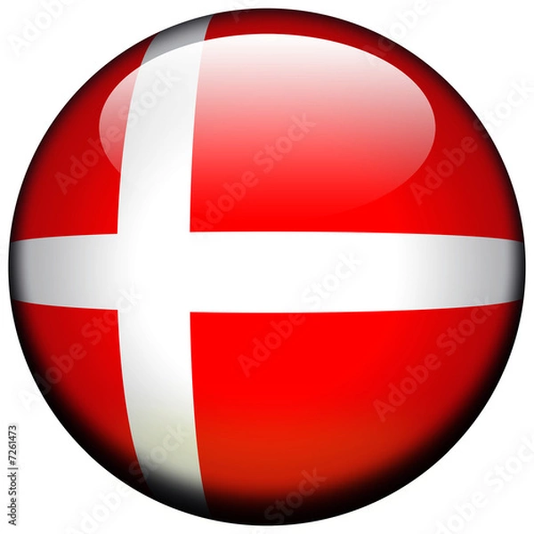 Obraz Drapeau Danemark 3D
